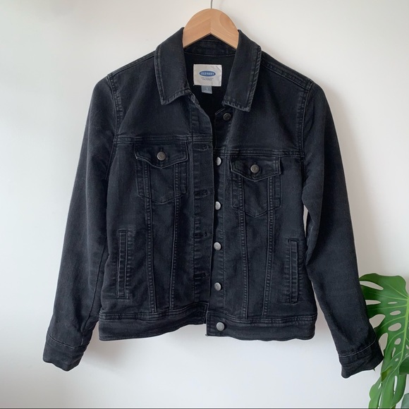 Old Navy Jackets & Blazers - OLD NAVY jean jacket, black